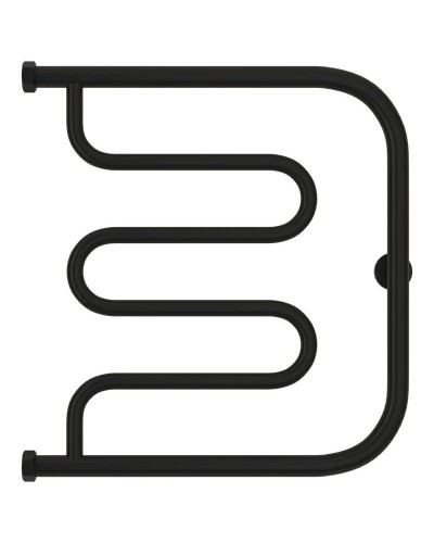 Полотенцесушитель водяной 500х500 черный матовый Сунержа Лира 31-0011-5050