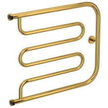 Полотенцесушитель водяной 500х650 золотой Сунержа Лира 03-0011-5065