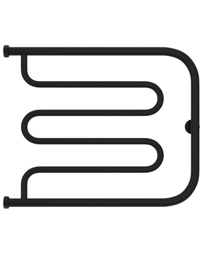 Полотенцесушитель водяной 500х650 черный матовый Сунержа Лира 31-0011-5065