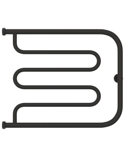 Полотенцесушитель водяной 500х650 темный титан муар Сунержа Лира 15-0011-5065