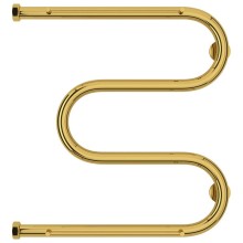 Полотенцесушитель водяной 500х500 золотой Сунержа М-образный 2 полки 03-0008-5050