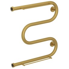 Полотенцесушитель водяной 500х500 золотой матовый Сунержа М-образный 2 полки 032-0008-5050