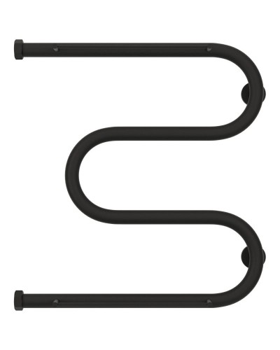 Полотенцесушитель водяной 500х500 темный титан муар Сунержа М-образный 2 полки 15-0008-5050