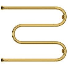 Полотенцесушитель водяной 500х650 золотой Сунержа М-образный 2 полки 03-0008-5065