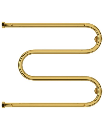 Полотенцесушитель водяной 500х650 золотой Сунержа М-образный 2 полки 03-0008-5065