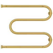 Полотенцесушитель водяной 500х650 золотой матовый Сунержа М-образный 2 полки 032-0008-5065