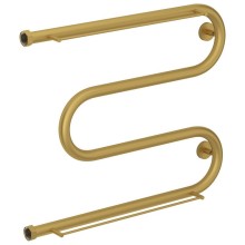 Полотенцесушитель водяной 500х650 золотой матовый Сунержа М-образный 2 полки 032-0008-5065