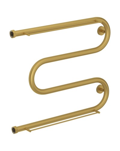 Полотенцесушитель водяной 500х650 золотой матовый Сунержа М-образный 2 полки 032-0008-5065