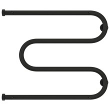 Полотенцесушитель водяной 500х650 черный матовый Сунержа М-образный 2 полки 31-0008-5065