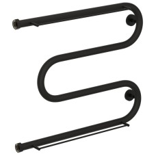 Полотенцесушитель водяной 500х650 темный титан муар Сунержа М-образный 2 полки 15-0008-5065