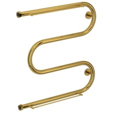 Полотенцесушитель водяной 600х600 золотой Сунержа М-образный 2 полки 03-0008-6060