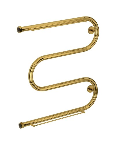 Полотенцесушитель водяной 600х600 золотой Сунержа М-образный 2 полки 03-0008-6060