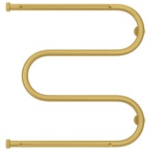 Полотенцесушитель водяной 600х600 золотой матовый Сунержа М-образный 2 полки 032-0008-6060