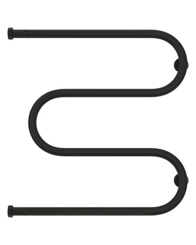 Полотенцесушитель водяной 600х600 черный матовый Сунержа М-образный 2 полки 31-0008-6060