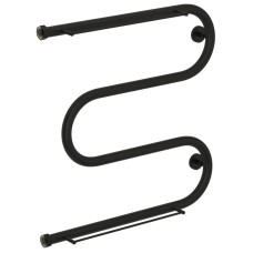 Полотенцесушитель водяной 600х600 черный матовый Сунержа М-образный 2 полки 31-0008-6060