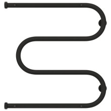 Полотенцесушитель водяной 600х600 темный титан муар Сунержа М-образный 2 полки 15-0008-6060