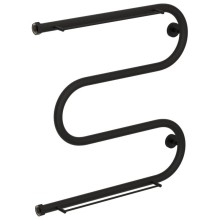 Полотенцесушитель водяной 600х600 темный титан муар Сунержа М-образный 2 полки 15-0008-6060