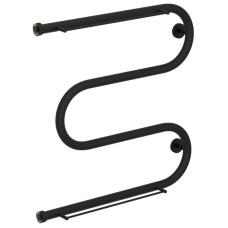 Полотенцесушитель водяной 600х600 темный титан муар Сунержа М-образный 2 полки 15-0008-6060