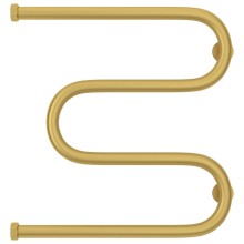 Полотенцесушитель водяной 500х500 золотой матовый Сунержа М-образный 032-0007-5050