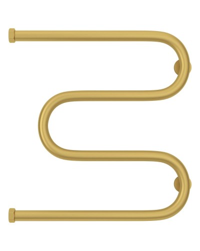 Полотенцесушитель водяной 500х500 золотой матовый Сунержа М-образный 032-0007-5050