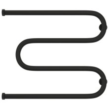 Полотенцесушитель водяной 500х650 черный матовый Сунержа М-образный 31-0007-5065