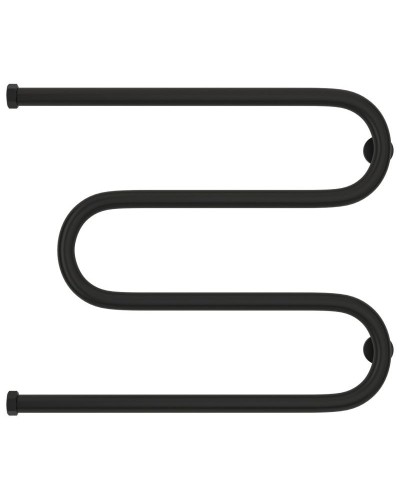 Полотенцесушитель водяной 500х650 черный матовый Сунержа М-образный 31-0007-5065