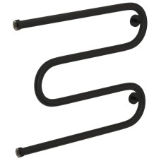 Полотенцесушитель водяной 500х650 черный матовый Сунержа М-образный 31-0007-5065