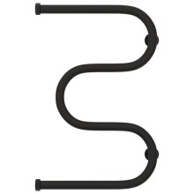 Полотенцесушитель водяной 600х400 темный титан муар Сунержа М-образный 15-0007-6040