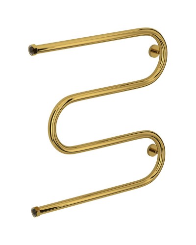 Полотенцесушитель водяной 600x600 золотой Сунержа М-образный 03-0007-6060