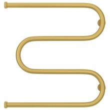 Полотенцесушитель водяной 600x600 золотой матовый Сунержа М-образный 032-0007-6060