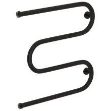 Полотенцесушитель водяной 600x600 черный матовый Сунержа М-образны 31-0007-6060