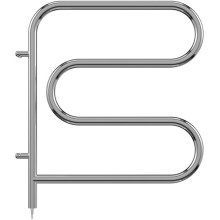 Электрический полотенцесушитель Terminus F-образный 600x600 4620768883897 поворотный Хром