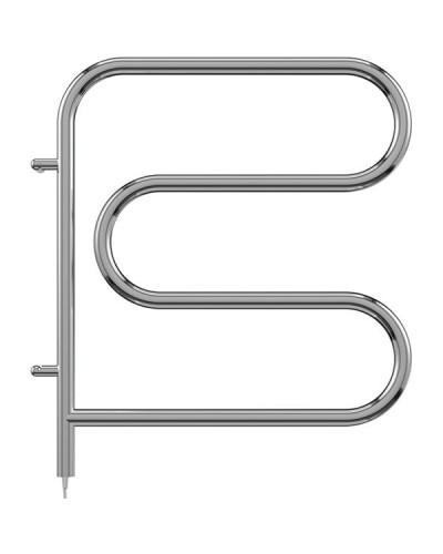 Электрический полотенцесушитель Terminus F-образный 600x600 4620768883897 поворотный Хром