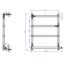 Электрический полотенцесушитель Boheme Medici 704 Бронза