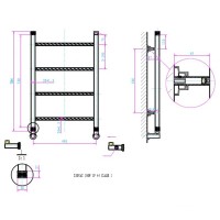 Электрический полотенцесушитель Boheme Provanse 708 Бронза
