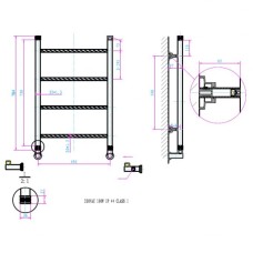 Электрический полотенцесушитель Boheme Chromo 710 Хром
