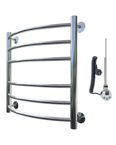 Электрический полотенцесушитель Тругор Приоритет 2 элТЭН 60x40 Хром