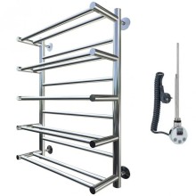 Электрический полотенцесушитель Тругор Вертикаль 1 элТЭН 80x50 с полкой Хром