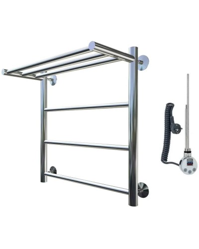 Электрический полотенцесушитель Тругор Аспект 1 элТЭН 60x40 с полкой Хром