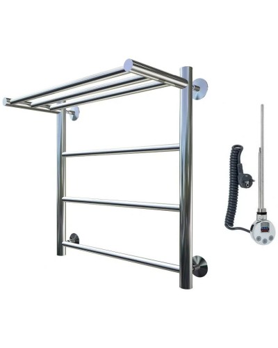 Электрический полотенцесушитель Тругор Аспект 1 элТЭН 60x50 с полкой Хром