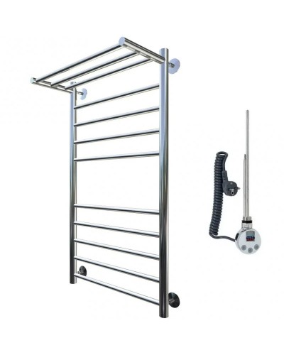 Электрический полотенцесушитель Тругор Аспект 2 элТЭН 100x50 с полкой Хром