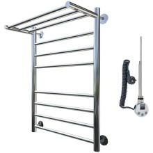 Электрический полотенцесушитель Тругор Аспект 2 элТЭН 80x40 с полкой Хром