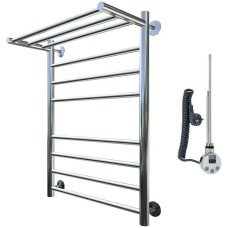 Электрический полотенцесушитель Тругор Аспект 2 элТЭН 80x40 с полкой Хром