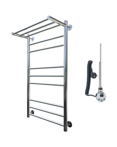 Электрический полотенцесушитель Тругор Аспект 3 элТЭН 100x50 с полкой Хром