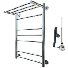 Электрический полотенцесушитель Тругор Аспект 3 элТЭН 80x40 с полкой Хром