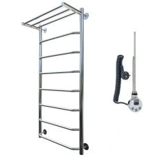 Электрический полотенцесушитель Тругор Браво 1 элТЭН 120x60 с полкой Хром