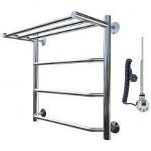 Электрический полотенцесушитель Тругор Браво 1 элТЭН 60x50 с полкой Хром