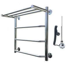 Электрический полотенцесушитель Тругор Браво 1 элТЭН 60x50 с полкой Хром