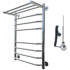 Электрический полотенцесушитель Тругор Браво 2 элТЭН 80x60 с полкой Хром