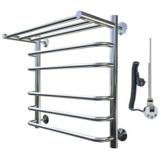 Электрический полотенцесушитель Тругор Идеал 2 элТЭН 60x50 с полкой Хром